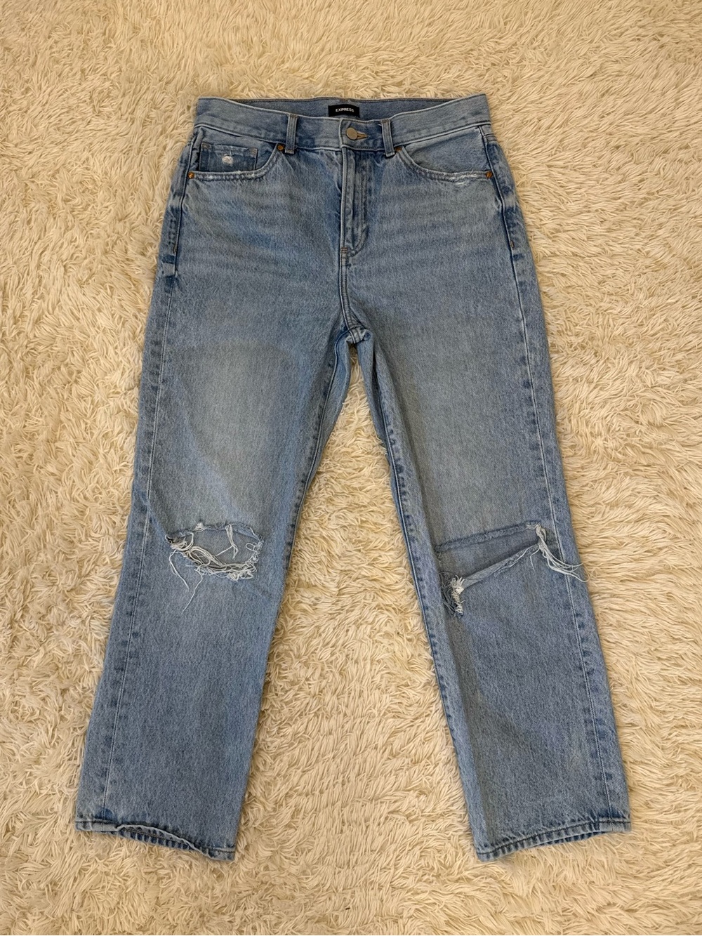 Express Light Blue High-Rise Women’s Jeans